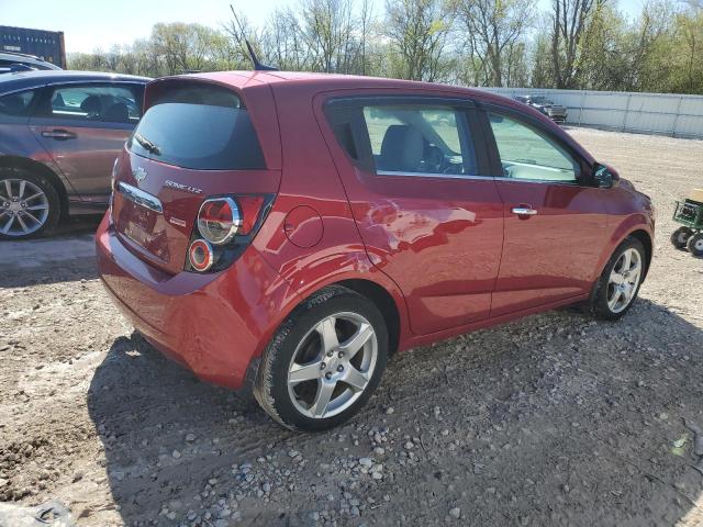 1G1JE6SB1E4233532 - 2014 CHEVROLET SONIC LTZ RED photo 3