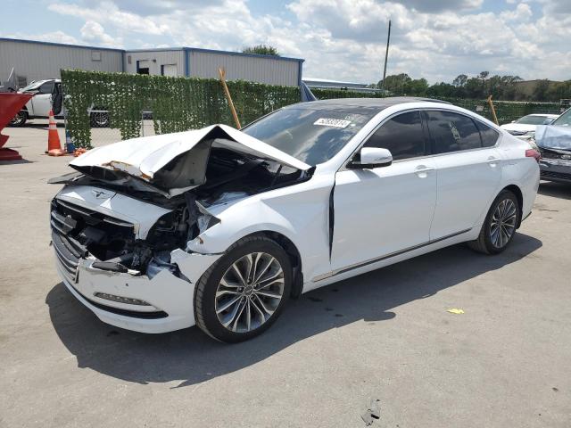 KMHGN4JE9GU132545 - 2016 HYUNDAI GENESIS 3.8L WHITE photo 1