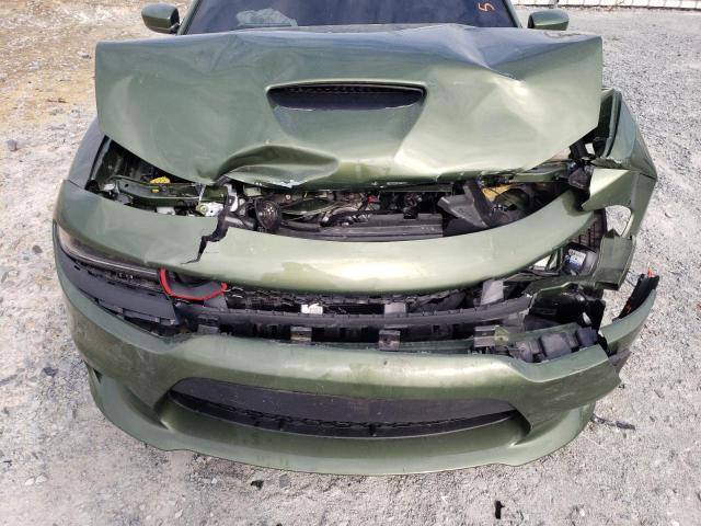 2C3CDXGJXMH568853 - 2021 DODGE CHARGER SCAT PACK GREEN photo 11