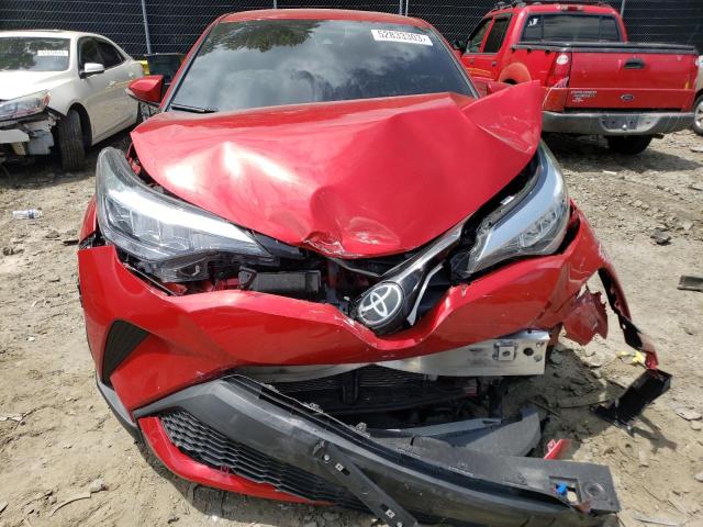 NMTKHMBX4NR147072 - 2022 TOYOTA C-HR XLE RED photo 11