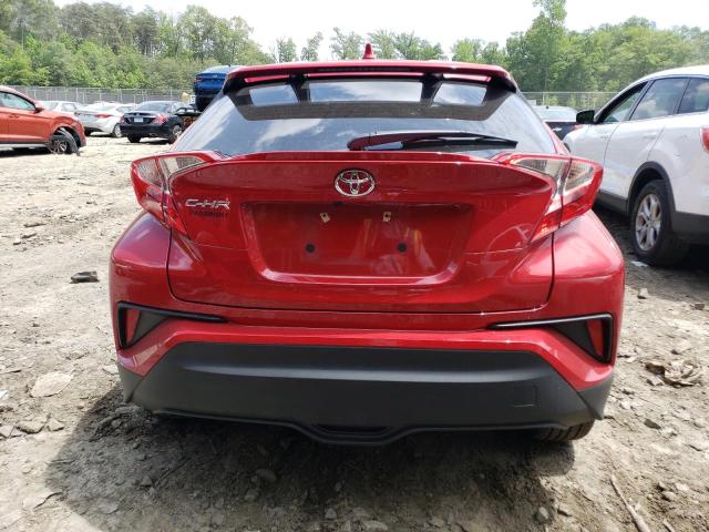 NMTKHMBX4NR147072 - 2022 TOYOTA C-HR XLE RED photo 6