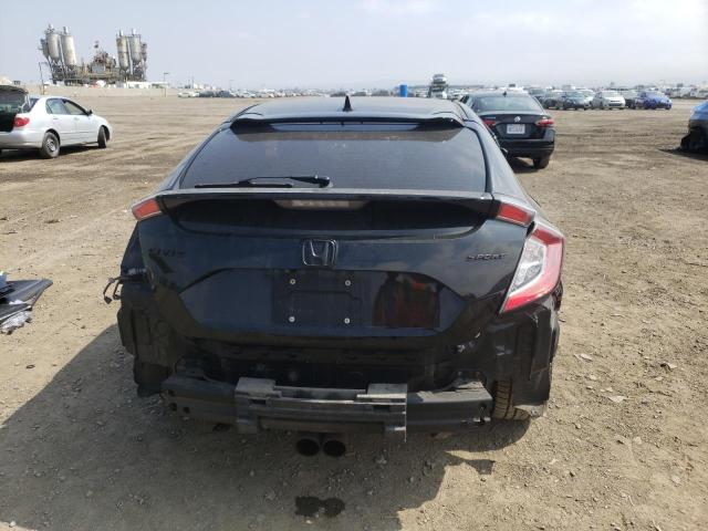 SHHFK7G49JU219417 - 2018 HONDA CIVIC SPORT BLACK photo 6