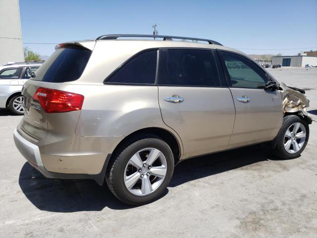 2HNYD28287H506989 - 2007 ACURA MDX TAN photo 3