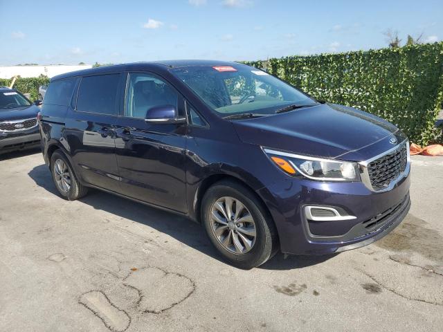 KNDMB5C1XK6511132 - 2019 KIA SEDONA LX BLUE photo 4