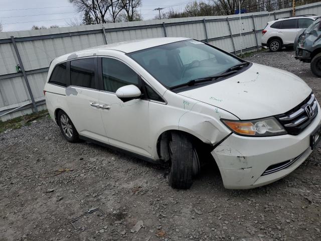 5FNRL5H43EB081409 - 2014 HONDA ODYSSEY EX WHITE photo 4