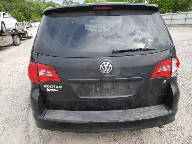 2V4RW4DG3BR803050 - 2011 VOLKSWAGEN ROUTAN S BLACK photo 6