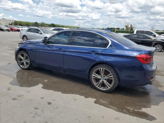 WBA8B3G30HNU36213 - 2017 BMW 340 I BLUE photo 2