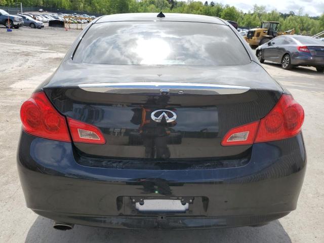 JN1DV6AR9BM653122 - 2011 INFINITI G25 BLACK photo 6