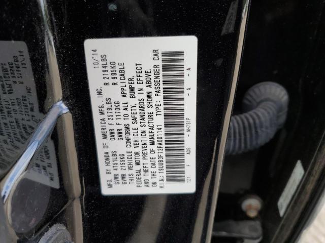 19UUB3F72FA001141 - 2015 ACURA TLX ADVANCE 黑色 照片 12