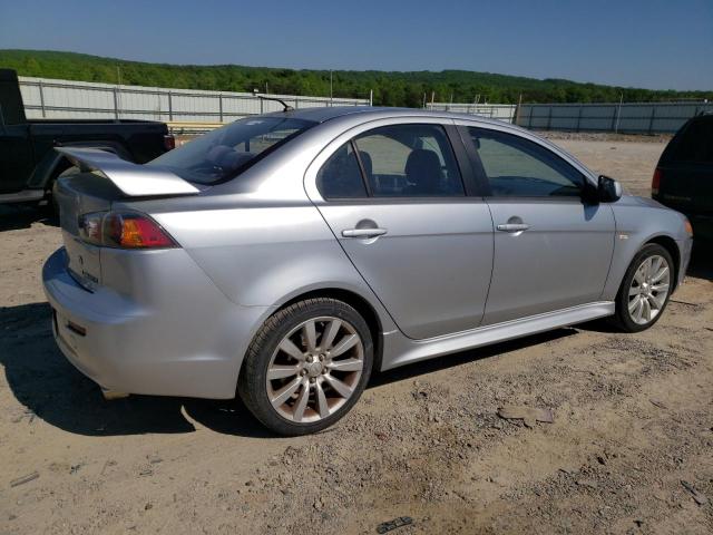 JA32U8FW4BU030703 - 2011 MITSUBISHI LANCER GTS SILVER photo 3