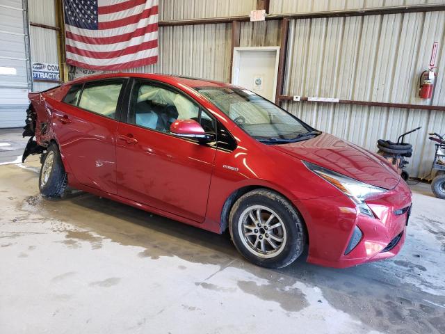 JTDKARFU8H3052684 - 2017 TOYOTA PRIUS RED photo 4