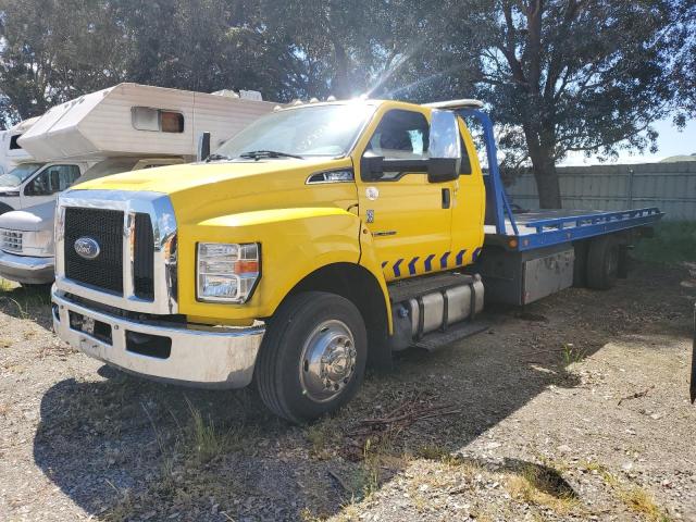 1FDWX6DE7JDF03898 - 2018 FORD F650 SUPER DUTY YELLOW photo 1