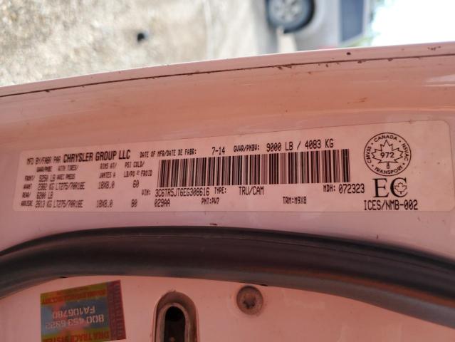 3C6TR5JT6EG308616 - 2014 RAM 2500 SLT WHITE photo 12