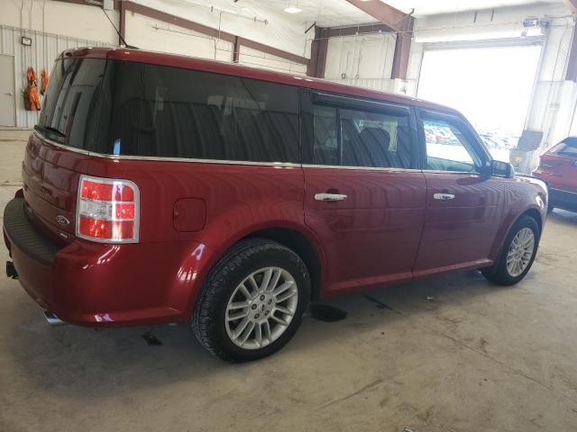 2FMHK6C86JBA19407 - 2018 FORD FLEX SEL RED photo 3