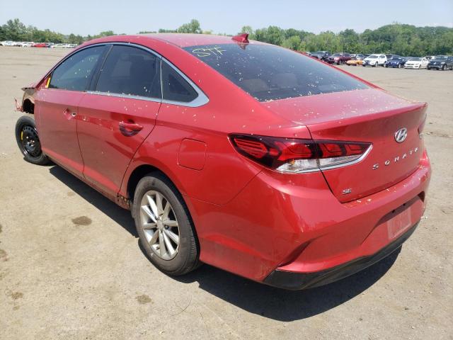 5NPE24AF7KH793586 - 2019 HYUNDAI SONATA SE RED photo 2