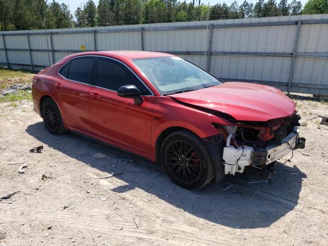 4T1B11HK8KU220690 - 2019 TOYOTA CAMRY L RED photo 4