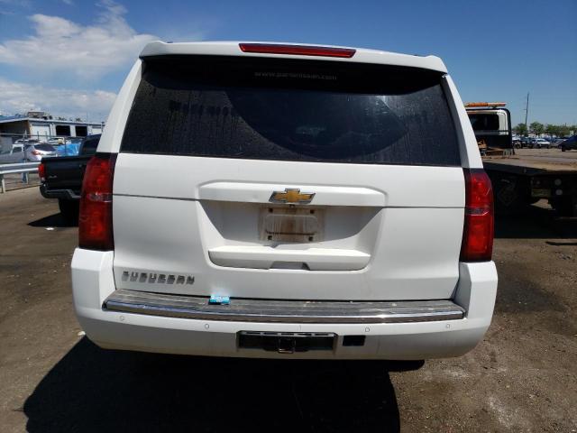 1GNSKKKC1FR623726 - 2015 CHEVROLET SUBURBAN K1500 LTZ WHITE photo 6