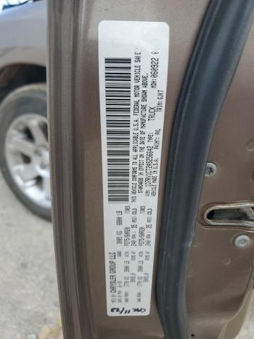 1D7RV1CT2AS256642 - 2010 DODGE RAM 1500 TAN photo 12