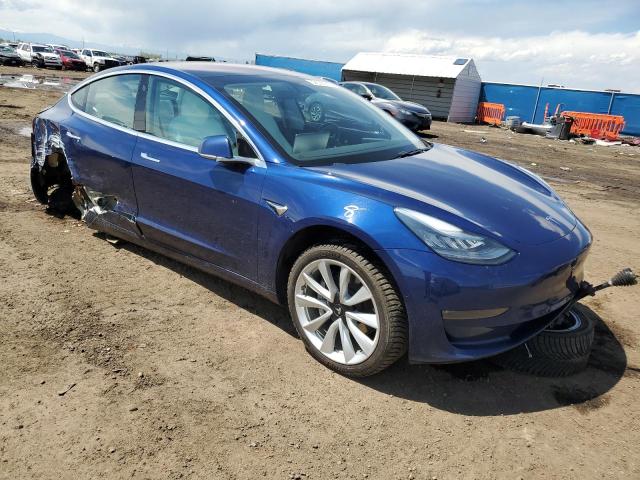 5YJ3E1EA6JF169397 - 2018 TESLA MODEL 3 BLUE photo 4