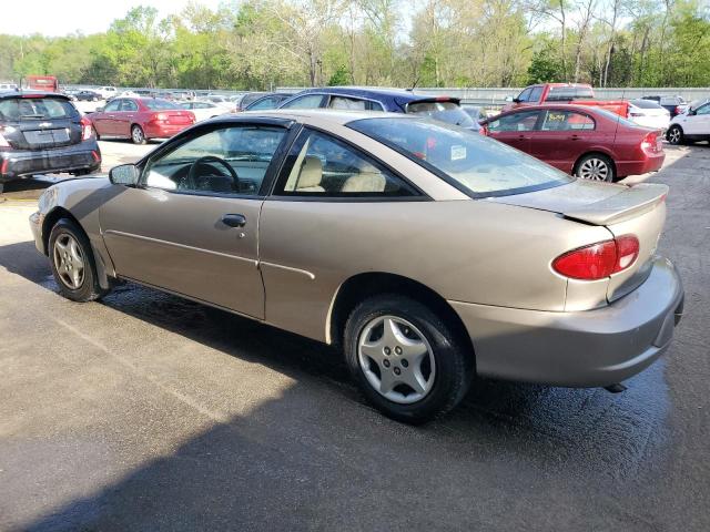 1G1JC124917423050 - 2001 CHEVROLET CAVALIER TAN photo 2