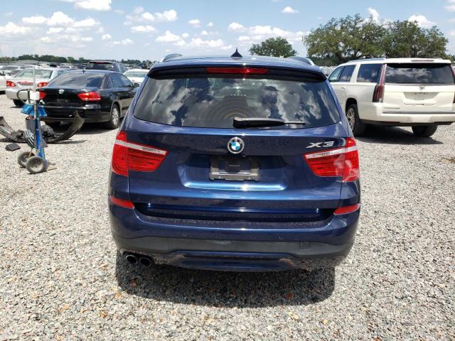 5UXWX9C56F0D51880 - 2015 BMW X3 XDRIVE28I BLUE photo 6