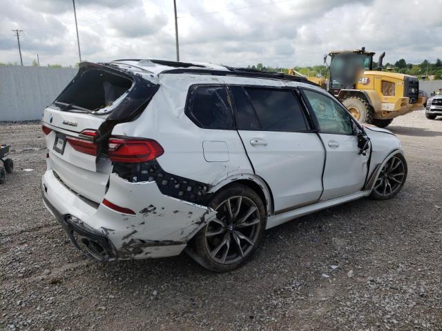 5UXCX6C07N9K47119 - 2022 BMW X7 M50I WHITE photo 3