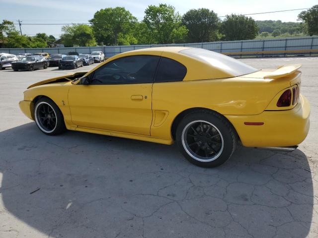 1FAFP47V8WF172027 - 1998 FORD MUSTANG COBRA YELLOW photo 2