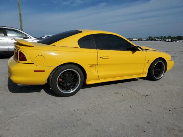 1FAFP47V8WF172027 - 1998 FORD MUSTANG COBRA YELLOW photo 3