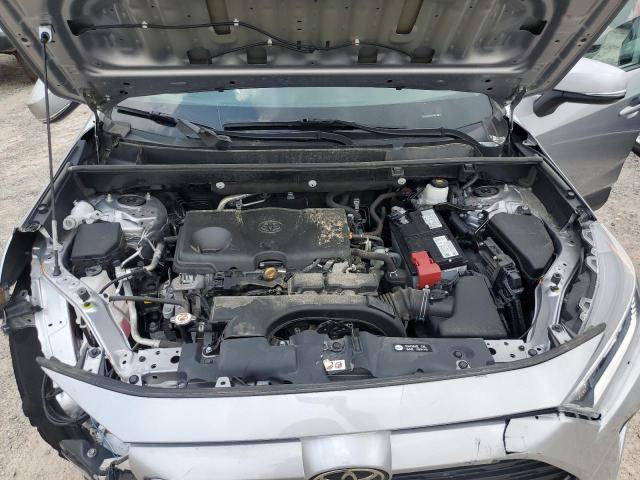 2T3W1RFV7MC138801 - 2021 TOYOTA RAV4 XLE SILVER photo 12