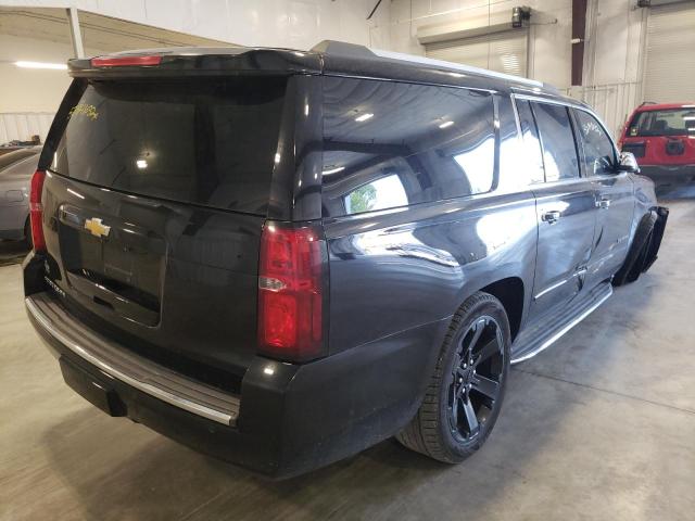 1GNSKJKC8GR342793 - 2016 CHEVROLET SUBURBAN K1500 LTZ BLACK photo 4