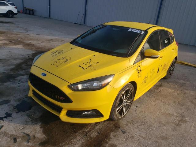 1FADP3L93HL236666 - 2017 FORD FOCUS ST YELLOW photo 1