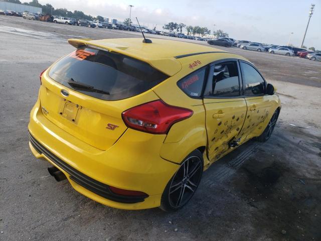 1FADP3L93HL236666 - 2017 FORD FOCUS ST YELLOW photo 3