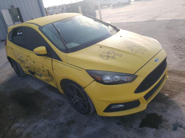 1FADP3L93HL236666 - 2017 FORD FOCUS ST YELLOW photo 4