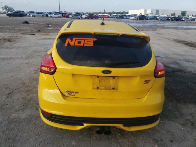 1FADP3L93HL236666 - 2017 FORD FOCUS ST YELLOW photo 6