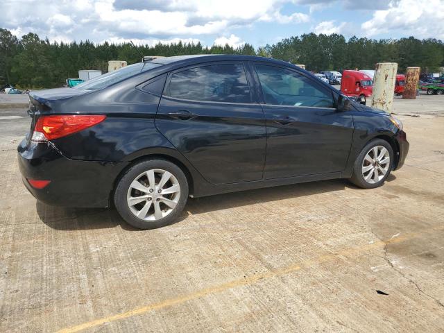 KMHCU4AE7CU059560 - 2012 HYUNDAI ACCENT GLS BLACK photo 3