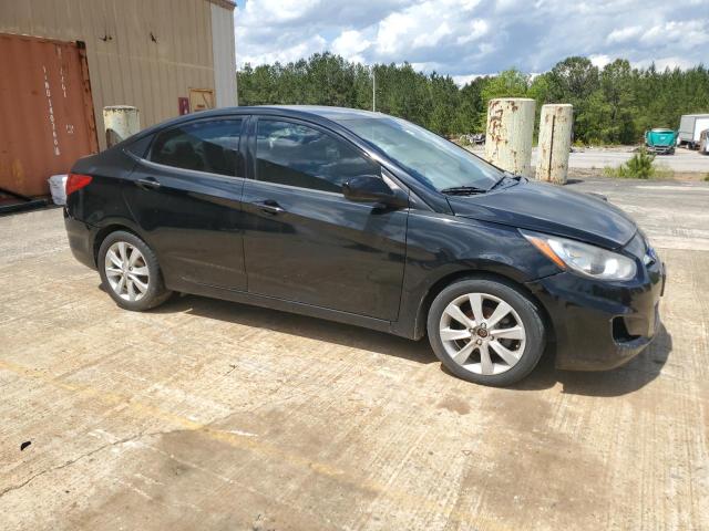 KMHCU4AE7CU059560 - 2012 HYUNDAI ACCENT GLS BLACK photo 4