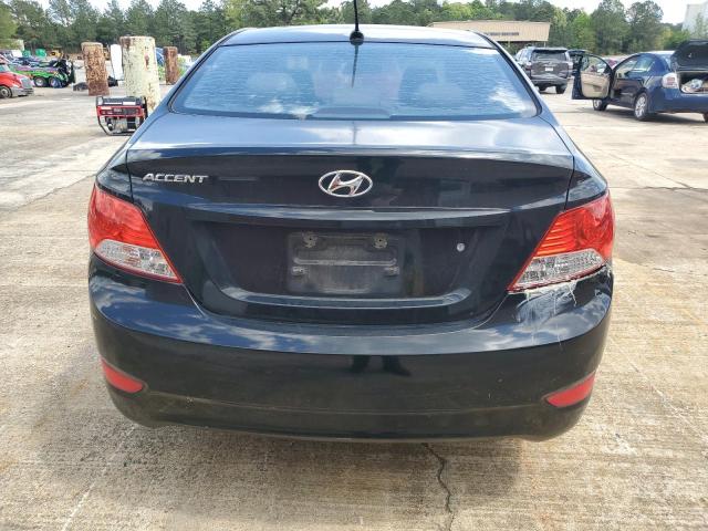 KMHCU4AE7CU059560 - 2012 HYUNDAI ACCENT GLS BLACK photo 6