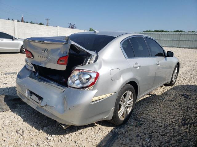 JN1CV6ARXDM767788 - 2013 INFINITI G37 SILVER photo 3