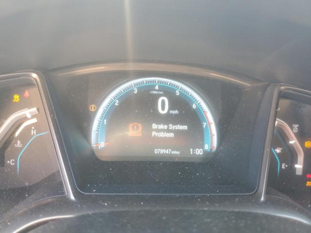 SHHFK7H74HU215200 - 2017 HONDA CIVIC EXL ნაცრისფერი ფოტო 9