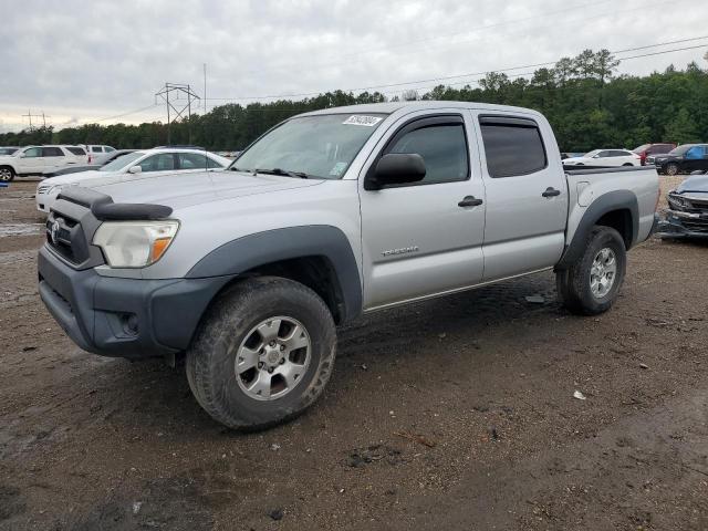 5TFJX4GN0DX022604 - 2013 TOYOTA TACOMA DOUBLE CAB SILVER photo 1