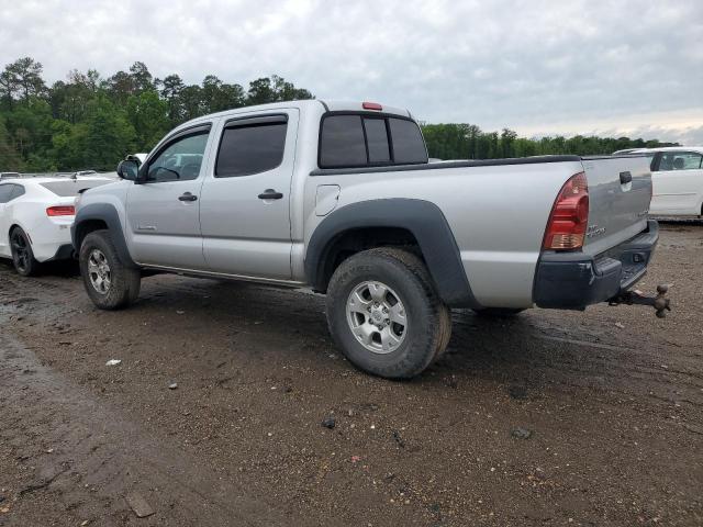 5TFJX4GN0DX022604 - 2013 TOYOTA TACOMA DOUBLE CAB SILVER photo 2