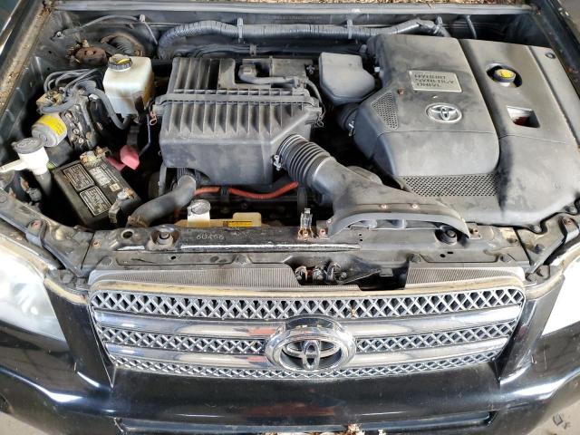 JTEEW21A360012526 - 2006 TOYOTA HIGHLANDER HYBRID BLACK photo 12