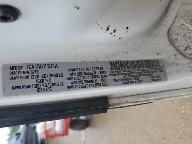 ZFBERFAB9J6L76339 - 2018 RAM PROMASTER WHITE photo 14