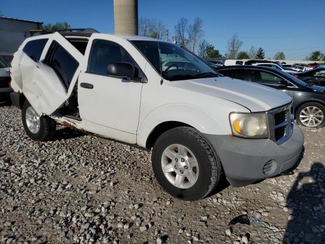 1D8HB38P57F568544 - 2007 DODGE DURANGO SXT WHITE photo 4