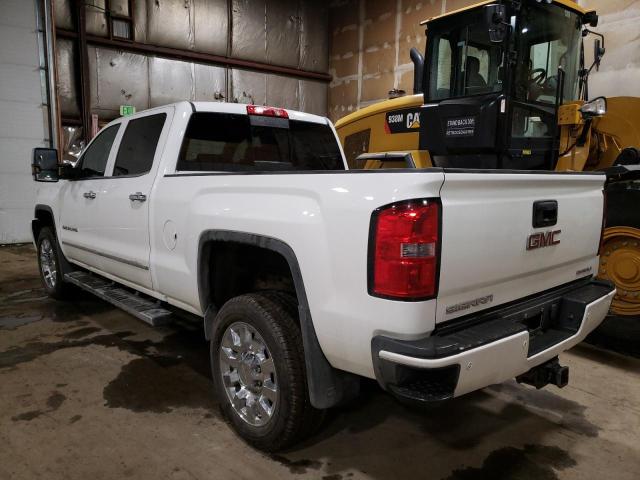 1GT120E8XFF501156 - 2015 GMC SIERRA K2500 DENALI WHITE photo 2