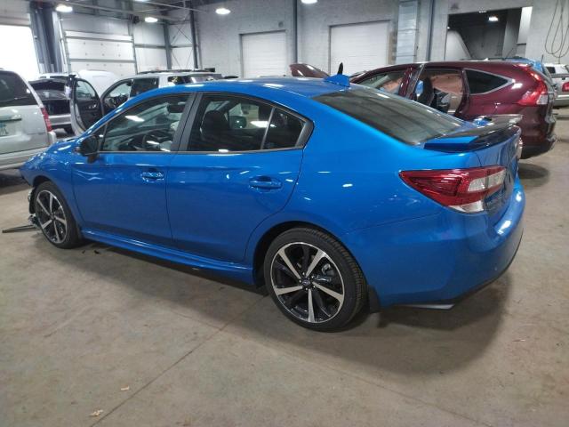 4S3GKAM62P3606034 - 2023 SUBARU IMPREZA SPORT BLUE photo 2