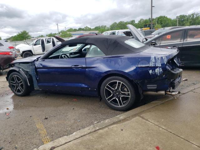 1FATP8UH7J5117866 - 2018 FORD MUSTANG BLUE photo 2