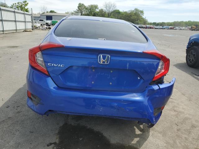 2HGFC2F77GH573583 - 2016 HONDA CIVIC EX BLUE photo 6