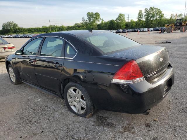 2G1WG5E31D1224936 - 2013 CHEVROLET IMPALA LT BLACK photo 2