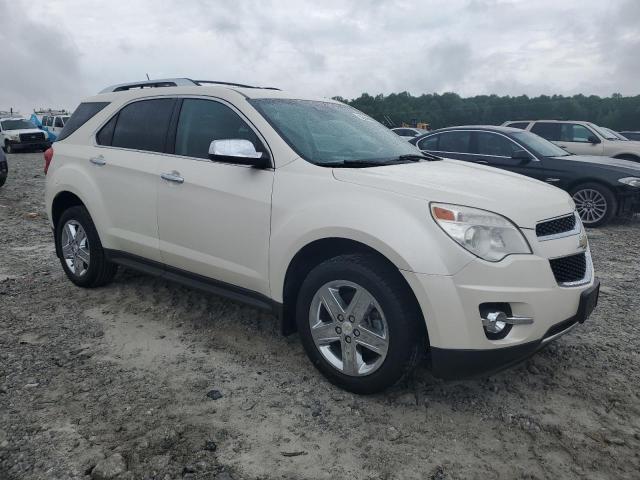 1GNALDEK9EZ104784 - 2014 CHEVROLET EQUINOX LTZ WHITE photo 4